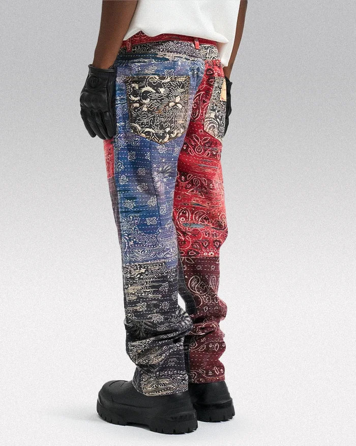 y2k graphic jeans mens "Kunato" - Image 4
