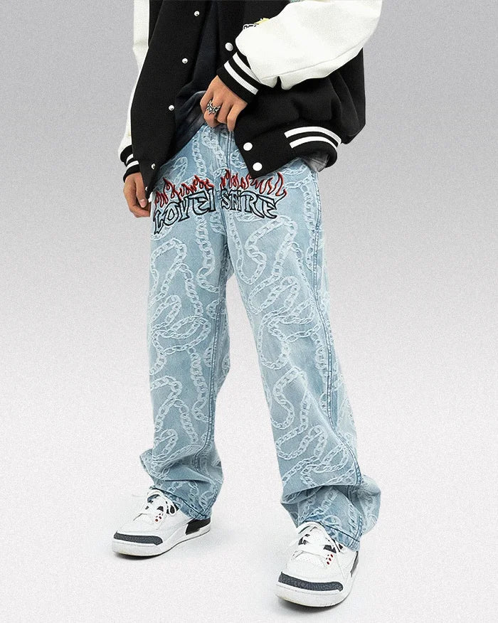 Y2k hip hop jeans "Kamaishi" - Image 3