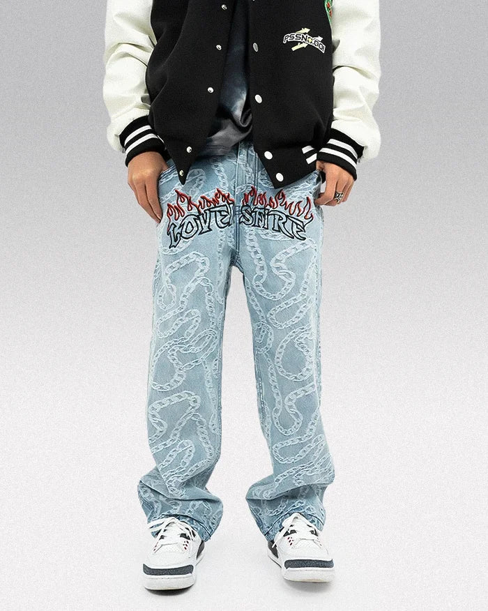 Y2k hip hop jeans "Kamaishi" - Image 4