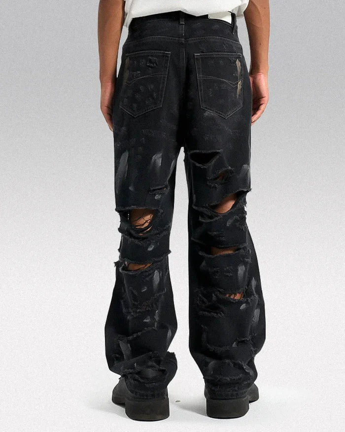 Y2k jeans black "Kanoya" - Image 2