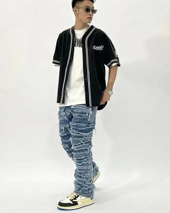 Y2k jeans men's "Tatsuno" - Image 5