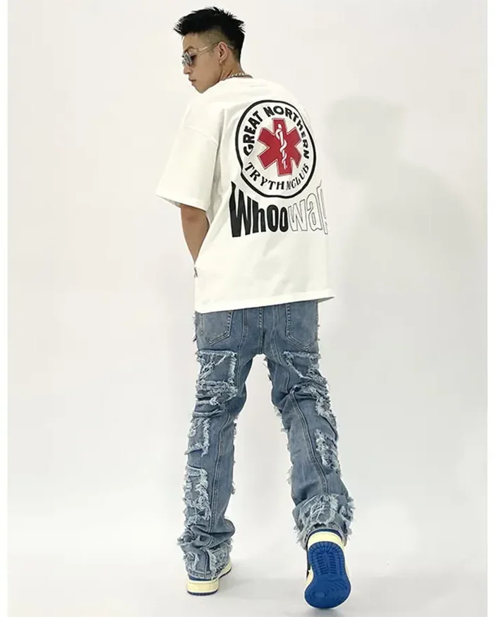 Y2k jeans men's "Tatsuno" - Image 6