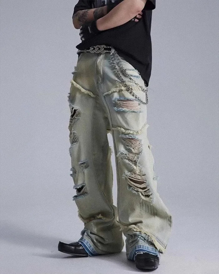 Y2k men's baggy jeans "Satsuma" - Image 2
