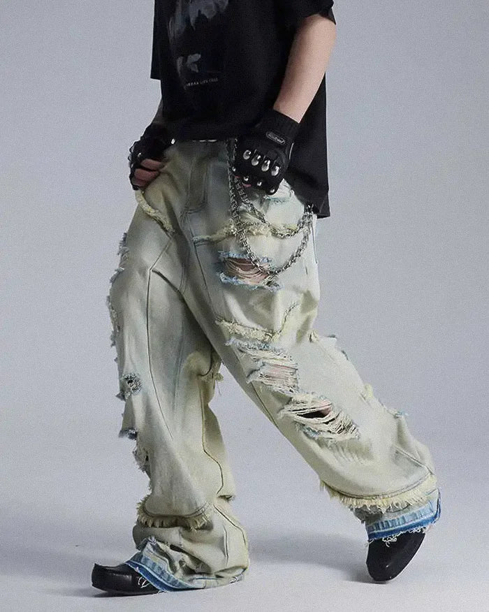 Y2k men's baggy jeans "Satsuma" - Image 3