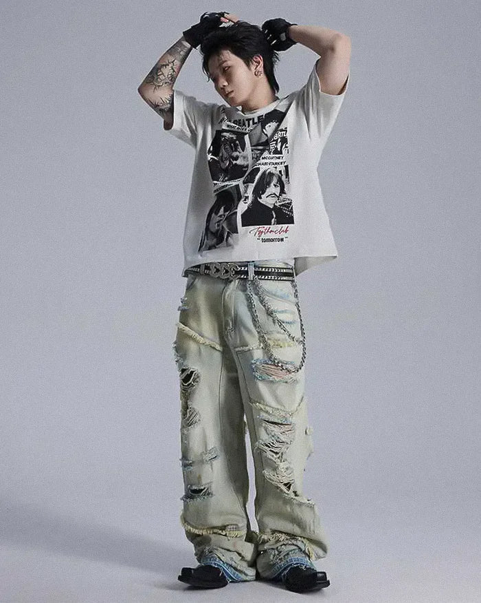Y2k men's baggy jeans "Satsuma" - Image 6