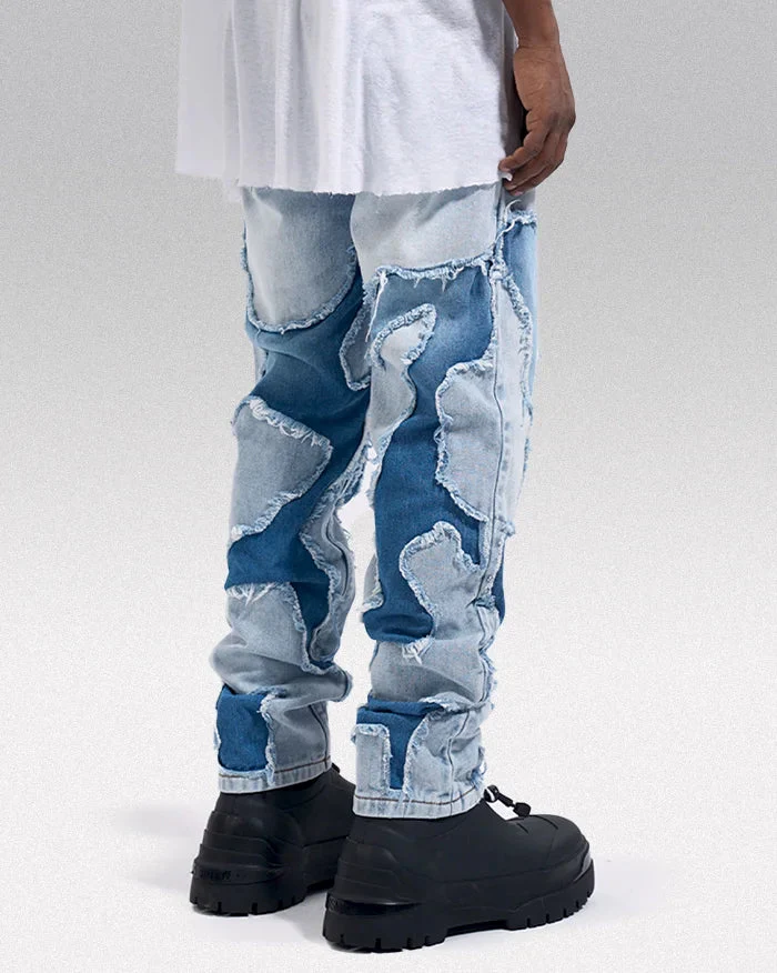 Y2k patchwork jeans "Rugawa" - Image 2