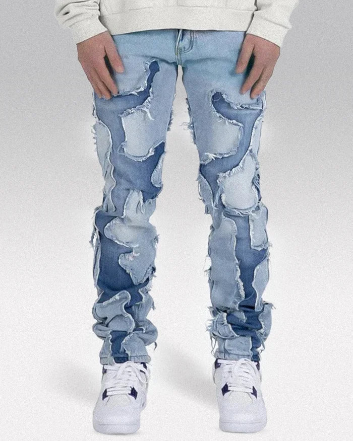 Y2k patchwork jeans "Rugawa" - Image 3