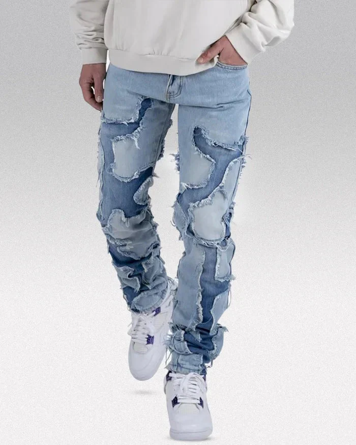Y2k patchwork jeans "Rugawa" - Image 4