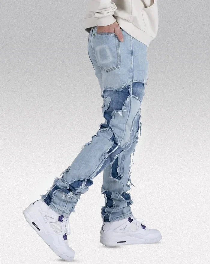 Y2k patchwork jeans "Rugawa" - Image 5
