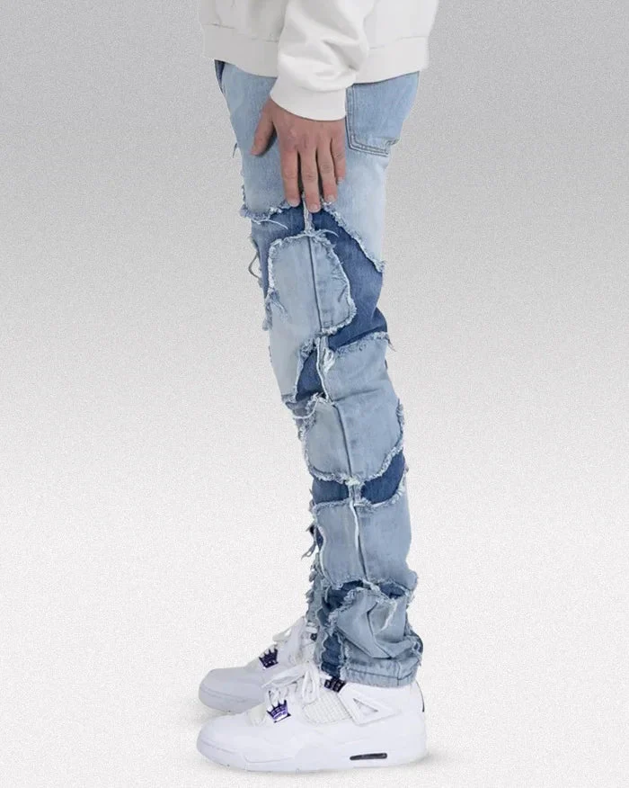Y2k patchwork jeans "Rugawa" - Image 6