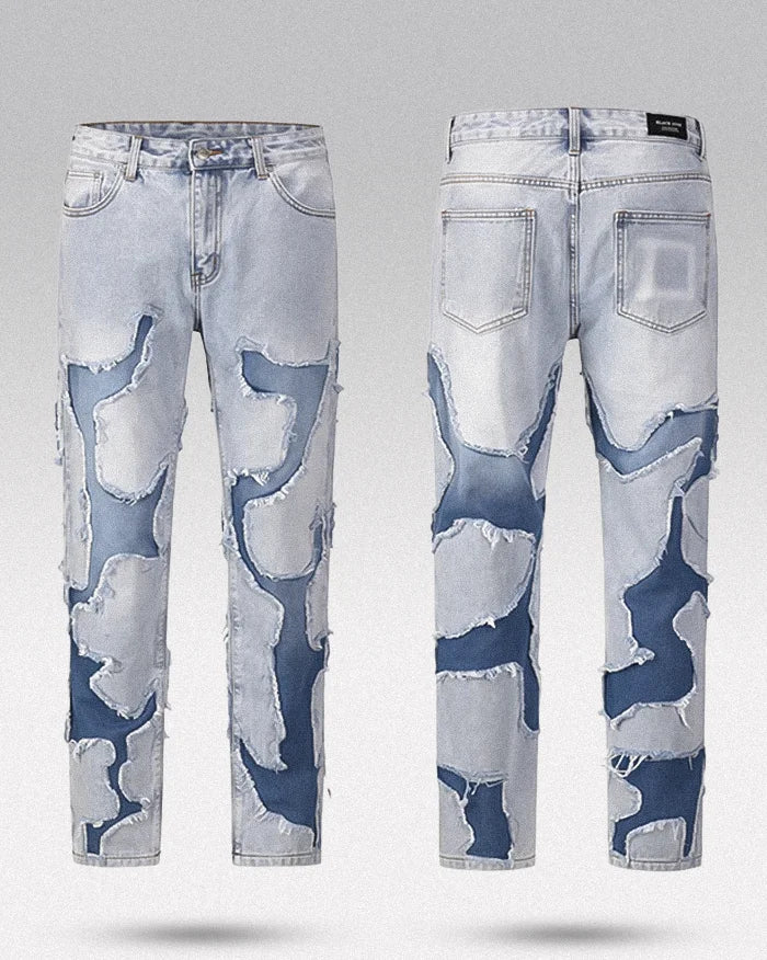 Y2k patchwork jeans "Rugawa" - Image 8