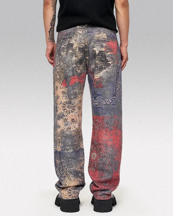 Y2k printed jeans "Ryu" - Image 2