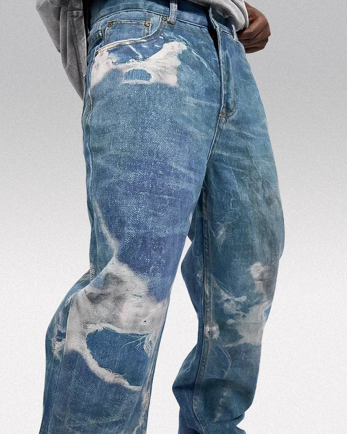 Y2k printed jeans "Sanuki" - Image 4
