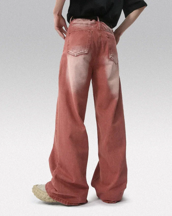 Y2k red pants "Tono" - Image 2