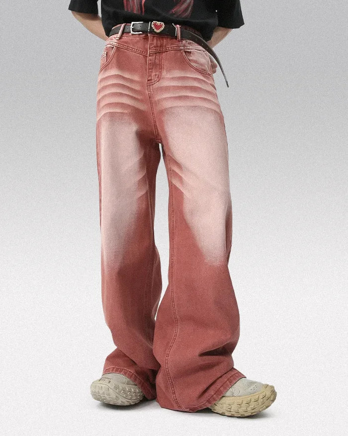 Y2k red pants "Tono" - Image 3