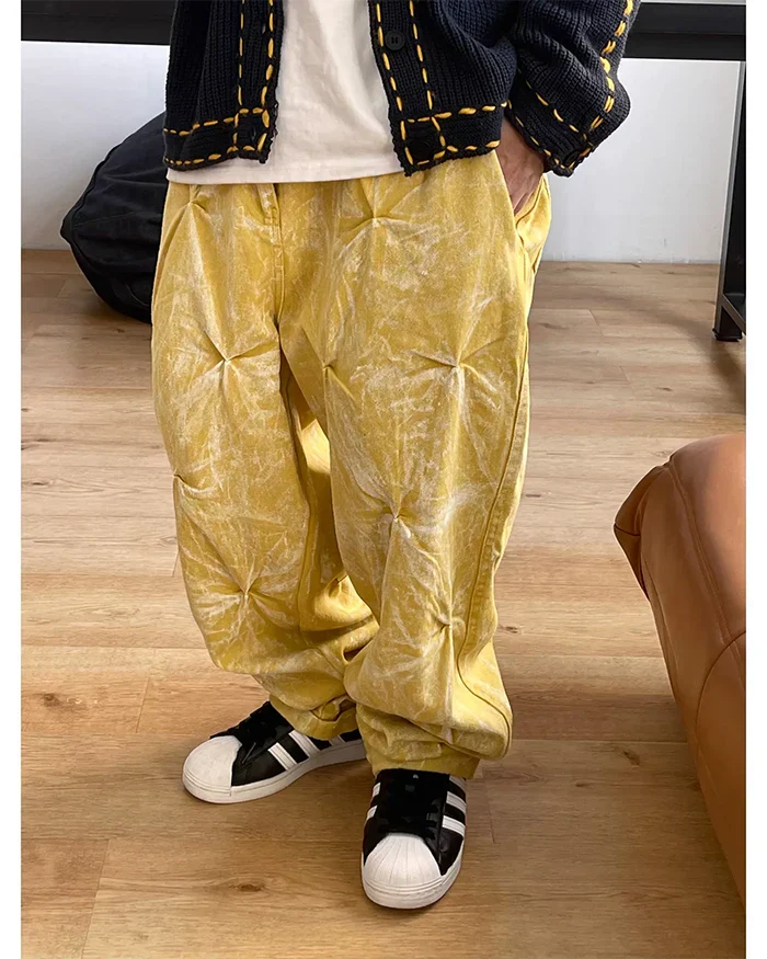 Yellow baggy jeans "Teyaba" - Image 11