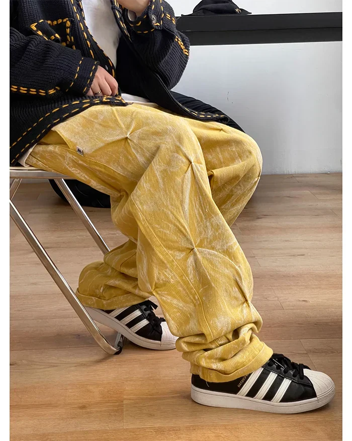 Yellow baggy jeans "Teyaba" - Image 12