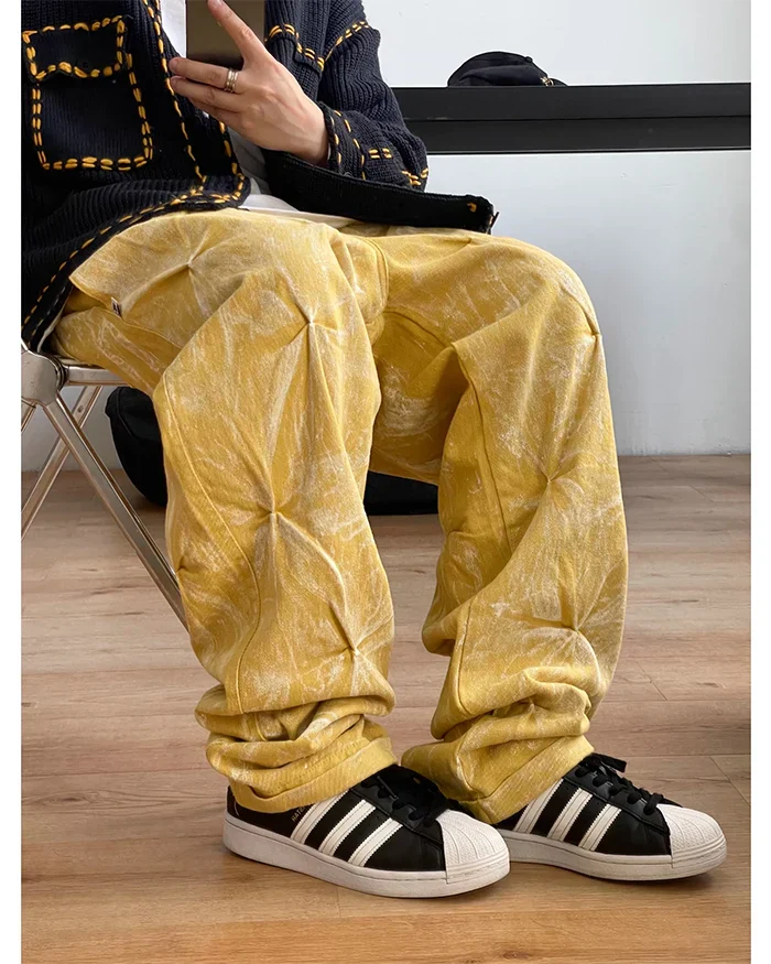 Yellow baggy jeans "Teyaba" - Image 13