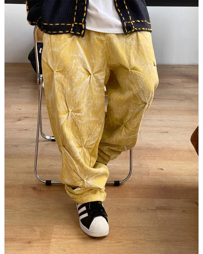 Yellow baggy jeans "Teyaba" - Image 14