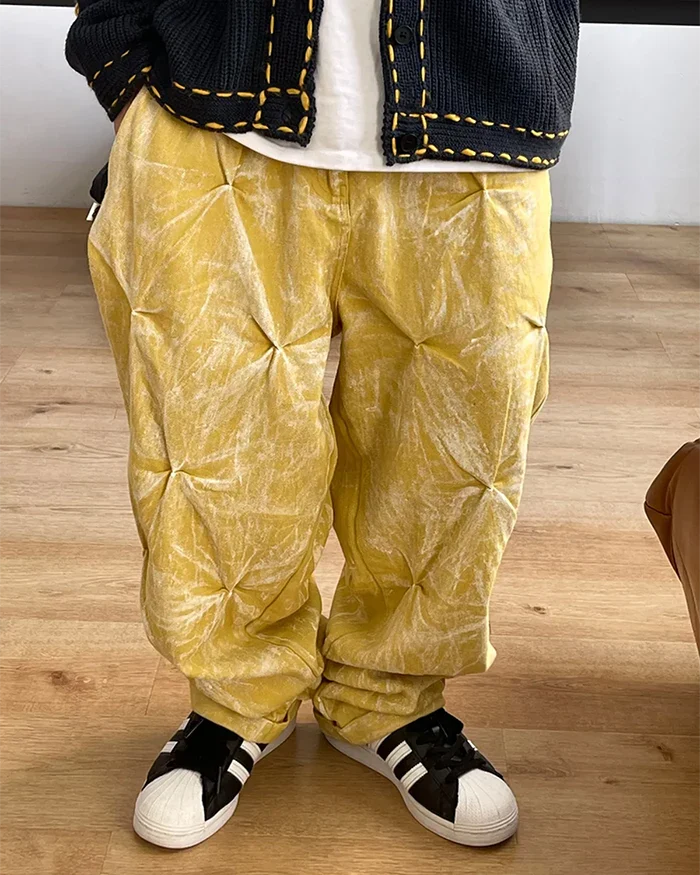 Yellow baggy jeans "Teyaba" - Image 15