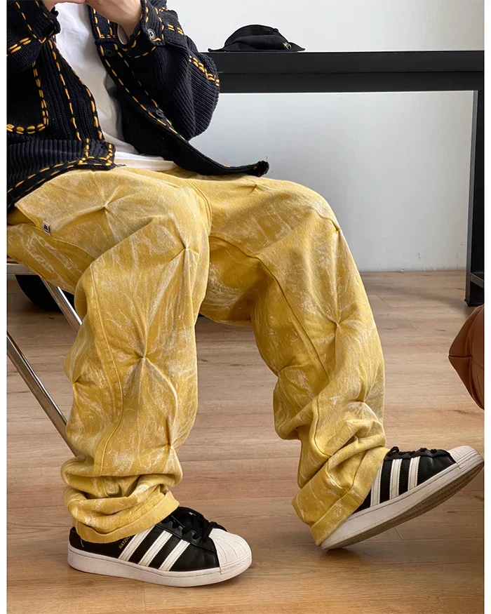 Yellow baggy jeans "Teyaba" - Image 4
