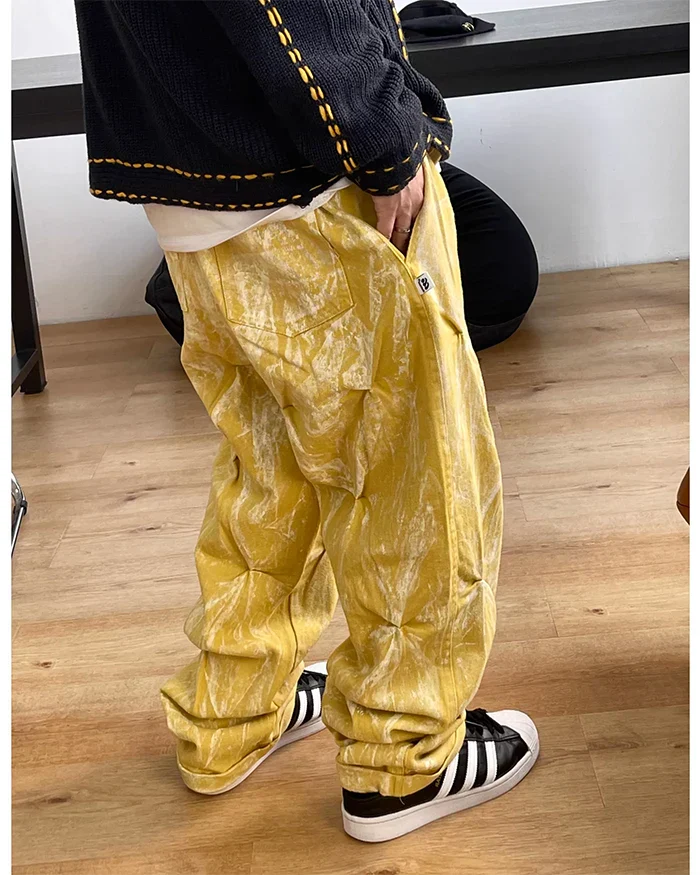 Yellow baggy jeans "Teyaba" - Image 5