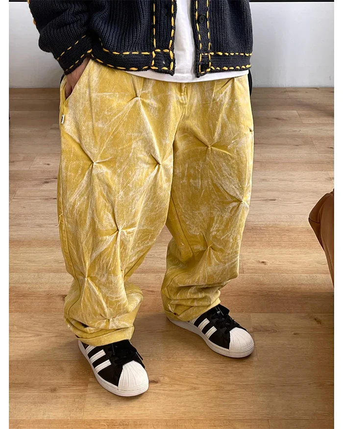 Yellow baggy jeans "Teyaba" - Image 7