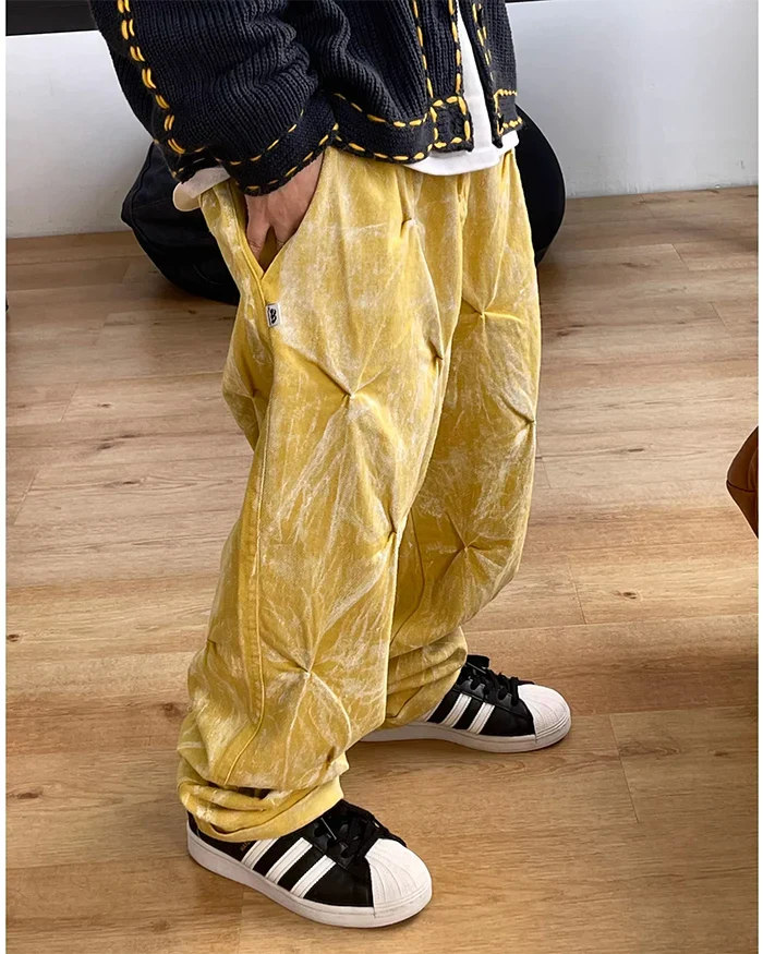 Yellow baggy jeans "Teyaba" - Image 8