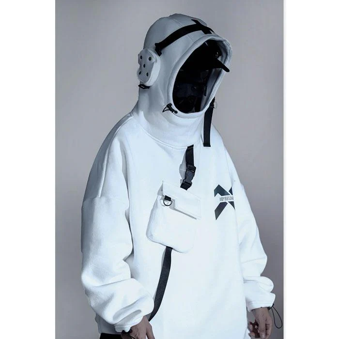 "Yoruichi"  Techwear Hoodie - Image 12