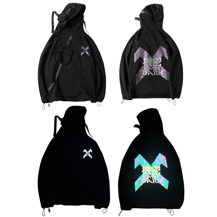 "Yoruichi"  Techwear Hoodie - Image 19