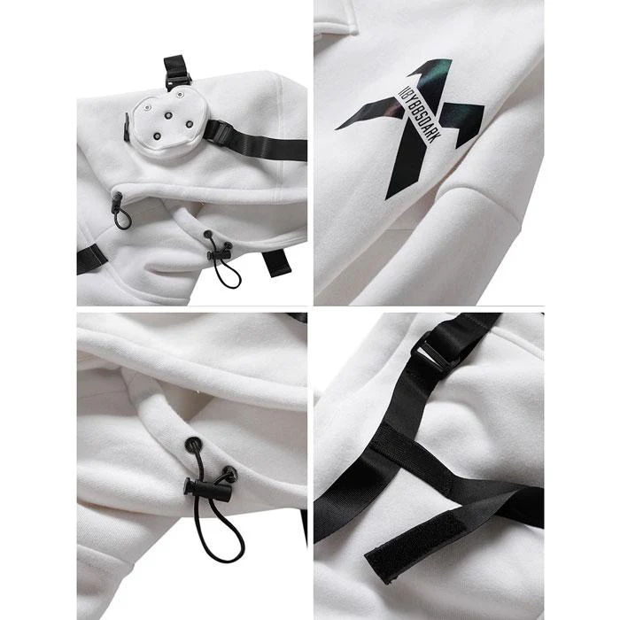 "Yoruichi"  Techwear Hoodie - Image 20