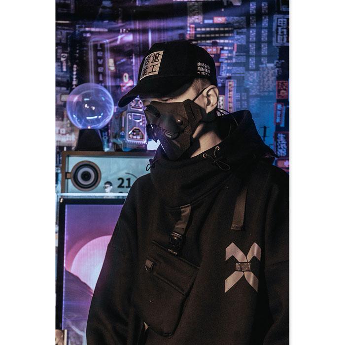 "Yoruichi"  Techwear Hoodie - Image 21