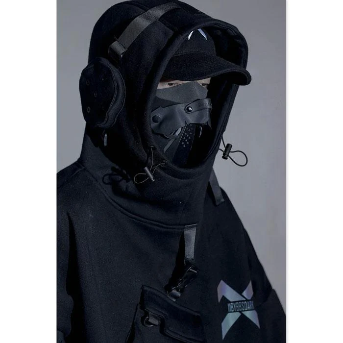 "Yoruichi"  Techwear Hoodie - Image 22