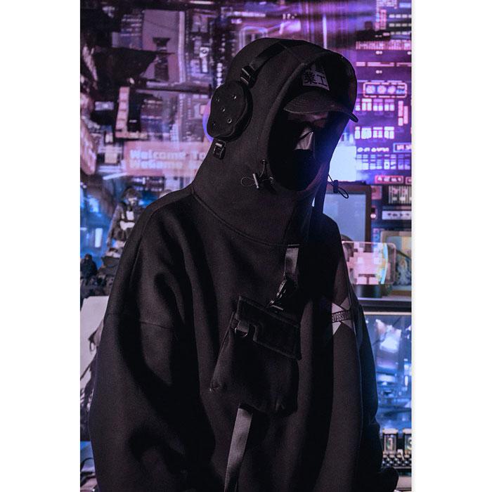 "Yoruichi"  Techwear Hoodie - Image 24