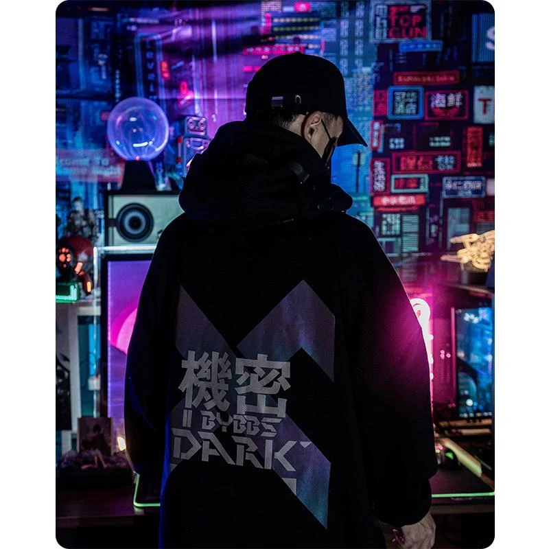 "Yoruichi"  Techwear Hoodie - Image 4